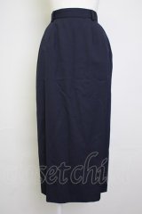 INGEBORG / プレーンペンシルスカート S ネイビー T-25-11-20-024-LO-SK-SA-ZT426