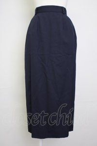 INGEBORG / プレーンペンシルスカート S ネイビー T-25-11-20-024-LO-SK-SA-ZT426