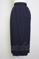 画像1: 【SALE】INGEBORG / プレーンペンシルスカート S ネイビー T-25-11-20-024-LO-SK-SA-ZT426 (1)