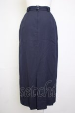 画像2: 【SALE】INGEBORG / プレーンペンシルスカート S ネイビー T-25-11-20-024-LO-SK-SA-ZT426 (2)