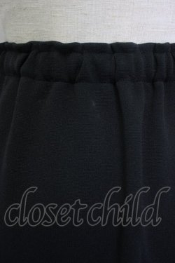 画像4: INGEBORG / ジャージ風スカート  黒 T-25-11-20-026-LO-SK-SA-ZT