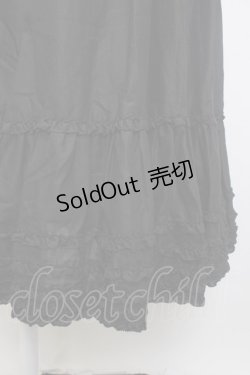 画像3: PINK HOUSE / 裾ピコフリルスカート  黒 T-25-11-20-028-LO-SK-SA-ZT426