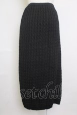 画像2: 【SALE】INGEBORG / ニットタイトスカート  黒 T-25-11-20-029-LO-SK-HD-ZT426 (2)
