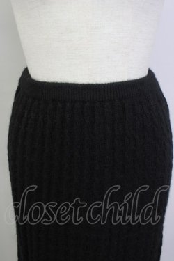画像3: INGEBORG / ニットタイトスカート  黒 T-25-11-20-029-LO-SK-HD-ZT