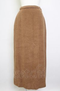 KANEKO ISAO / タイトスカート  ブラウン T-25-11-20-030-EL-SK-SA-ZT438