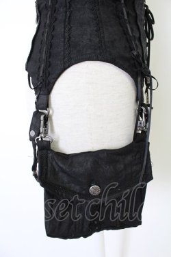 画像3: Ozz oneste / ポケットフラップコルセット風ベルト  黒 T-25-11-21-032-OO-ZA-SA-ZT