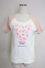PINK HOUSE / ポストペットコラボTシャツ L ピンク T-25-11-21-004-LO-TS-SA-ZI