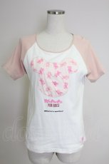 画像1: PINK HOUSE / ポストペットコラボTシャツ L ピンク T-25-11-21-004-LO-TS-SA-ZT222 (1)
