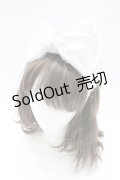 HANGRY&ANGRY / リボンカチューシャ  白 T-25-11-21-034-HN-AC-SA-ZI