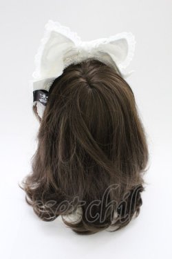 画像2: HANGRY&ANGRY / リボンカチューシャ  白 T-25-11-21-034-HN-AC-SA-ZT