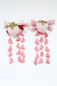 To Alice / いちご姫リボンクリップ  ピンク T-25-11-21-035-LO-AC-SA-ZI