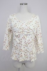 PINK HOUSE / 苺リース型Tシャツ  キナリ T-25-11-21-005-LO-TS-SA-ZI