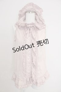 PINK HOUSE / フード付きノースリーブブラウス  ピンク T-25-11-21-006-LO-BL-SA-ZI