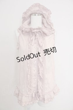 画像1: PINK HOUSE / フード付きノースリーブブラウス  ピンク T-25-11-21-006-LO-BL-SA-ZT