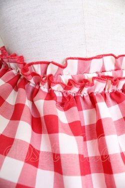 画像3: DearMyLove / 5WAYショートワンピース M 赤Ｘ白チェック T-25-11-21-008-EL-OP-SA-ZT