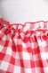 画像3: DearMyLove / 5WAYショートワンピース M 赤Ｘ白チェック T-25-11-21-008-EL-OP-SA-ZT (3)