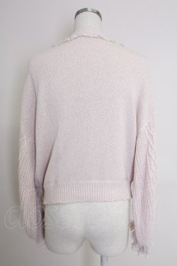 画像2: LIZ LISA / TwinBearsニットトップス  ピンク T-25-11-21-011-LO-TO-SA-ZT