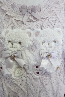 画像3: LIZ LISA / TwinBearsニットトップス  ピンク T-25-11-21-011-LO-TO-SA-ZT