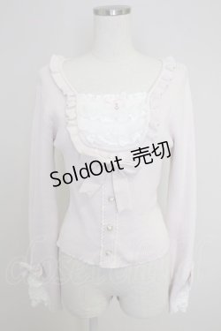 画像1: LIZ LISA / 襟付スクエアリブニットトップス  ピンク T-25-11-21-012-LO-TO-SA-ZI