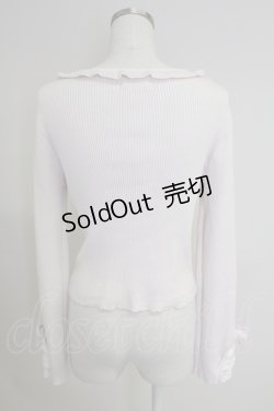 画像2: LIZ LISA / 襟付スクエアリブニットトップス  ピンク T-25-11-21-012-LO-TO-SA-ZI