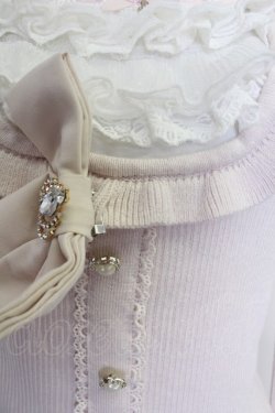 画像3: LIZ LISA / 襟付スクエアリブニットトップス  ピンク T-25-11-21-012-LO-TO-SA-ZT