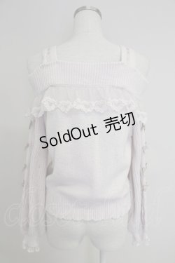 画像2: LIZ LISA / ハートバックルフリルオフショルニット  ピンク T-25-11-21-013-LO-TO-SA-ZI