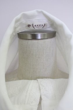 画像3: axes femme / 前レースブラウス風カットプルオーバー  白 T-25-11-21-002-AX-TO-SA-ZT