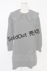 jouetie / フリルカラーデニムワンピース  黒デニム T-25-11-21-022-EL-OP-SA-ZI