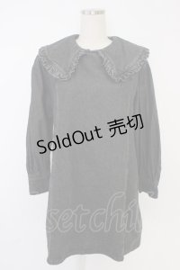 jouetie / フリルカラーデニムワンピース  黒デニム T-25-11-21-022-EL-OP-SA-ZI