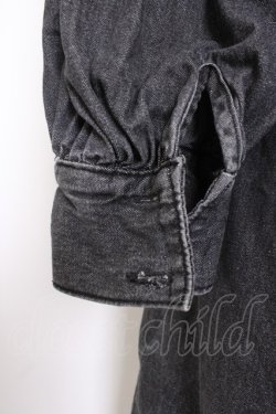 画像4: jouetie / フリルカラーデニムワンピース  黒デニム T-25-11-21-022-EL-OP-SA-ZT