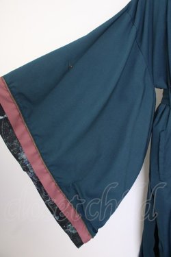 画像3: Ozz oneste / ONESTE×なむあみだ仏っ!-蓮台 UTENA-着物風ロングカーディガン  グリーン T-25-11-21-023-OO-TO-SA-ZT