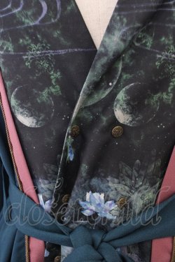 画像4: Ozz oneste / ONESTE×なむあみだ仏っ!-蓮台 UTENA-着物風ロングカーディガン  グリーン T-25-11-21-023-OO-TO-SA-ZT