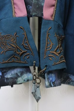 画像5: Ozz oneste / ONESTE×なむあみだ仏っ!-蓮台 UTENA-着物風ロングカーディガン  グリーン T-25-11-21-023-OO-TO-SA-ZT