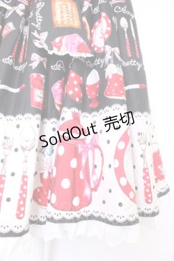 画像4: Angelic Pretty / French Cafe胸リボンジャンパースカートSet  黒 T-25-11-21-025-AP-OP-SA-ZI