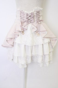 画像1: LIZ LISA / フロントカシュクールスカート  ピンク T-25-11-21-026-LO-SK-SA-ZT