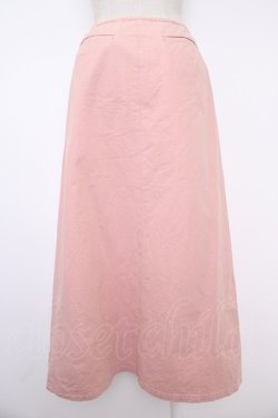 画像2: PINK HOUSE / うさぎ2匹刺繍ボタンスカート L ピンク T-25-11-21-027-LO-SK-SA-ZT