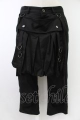 BPN FOR MEN / サイドポーチ付きパンツ M 黒 T-25-11-23-036-GO-PA-SA-ZI