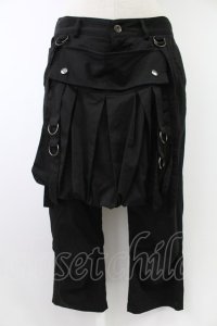BPN FOR MEN / サイドポーチ付きパンツ M 黒 T-25-11-23-036-GO-PA-SA-ZI