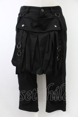 画像1: BPN FOR MEN / サイドポーチ付きパンツ M 黒 T-25-11-23-036-GO-PA-SA-ZT