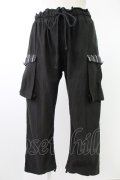 PUTUMAYO / サイドポケットパンツ  黒Ｘ青 T-25-11-23-037-PT-PA-SA-ZT