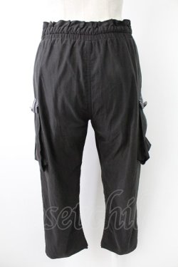 画像2: PUTUMAYO / サイドポケットパンツ  黒Ｘ青 T-25-11-23-037-PT-PA-SA-ZT