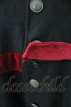 画像3: PUTUMAYO / 2WAYロングコート  黒Ｘボルドー T-25-11-23-041-PT-CO-SA-ZT