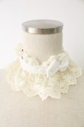 ATELIER PIERROT / レースリボンチョーカー  アイボリー T-25-11-23-042-EL-AC-SA-ZT