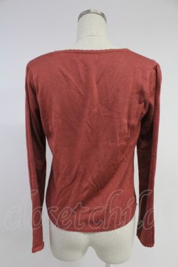 画像2: axes femme / 塔刺繍カーディガン  ピンク T-25-11-23-010-AX-TO-SA-ZT