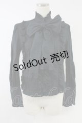 ALICE and the PIRATES / プリンス・コンラッドブラウス  黒 T-25-11-23-015-PA-BL-SA-ZI