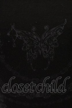 画像4: HONEY / ネックレスプリントカットソー 黒Ｘ紫  T-25-11-23-016-HN-TO-SA-ZT