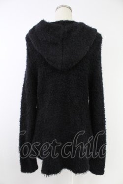 画像2: PUTUMAYO / ストライプボアパーカー  黒Ｘ濃ピンク T-25-11-23-021-PT-TO-SA-ZT