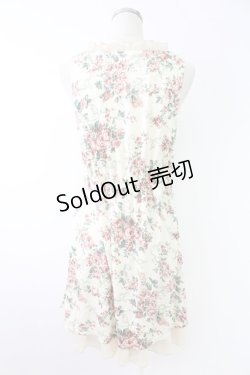 画像2: axes femme / 花柄ワンピース  アイボリーＸピンク T-25-11-23-023-AX-OP-SA-ZI