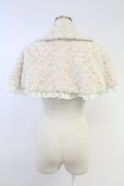 画像2: ALGONQUINS / ボアシフォンフリルケープ  アイボリー T-25-11-23-029-AL-JA-SA-ZT