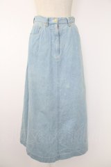 INGEBORG / デニムスカート  ライトブルー T-25-11-28-028-LO-SK-SA-ZI